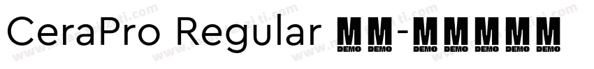 CeraPro Regular 常规字体转换